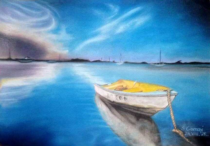 Boat at twilight 2