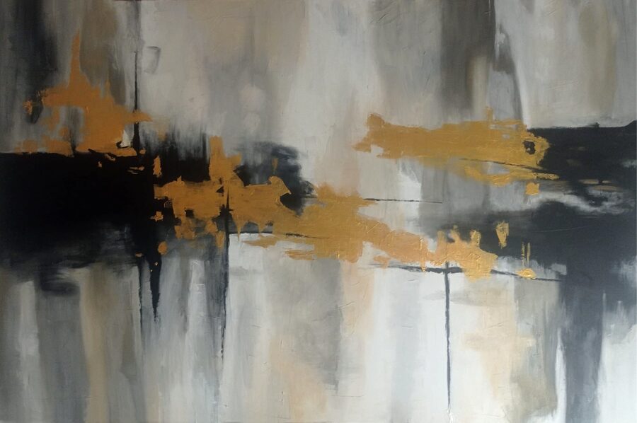 Lake in gold